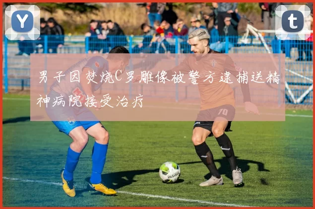 男子因焚烧C罗雕像被警方逮捕送精神病院接受治疗